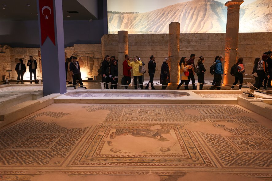 Zeugma Müzesiaa 20231231 33317770 33317761 Zeugma Mozaik Muzesinde Yeni Yilda Hedef 600 Bin Ziyaretci