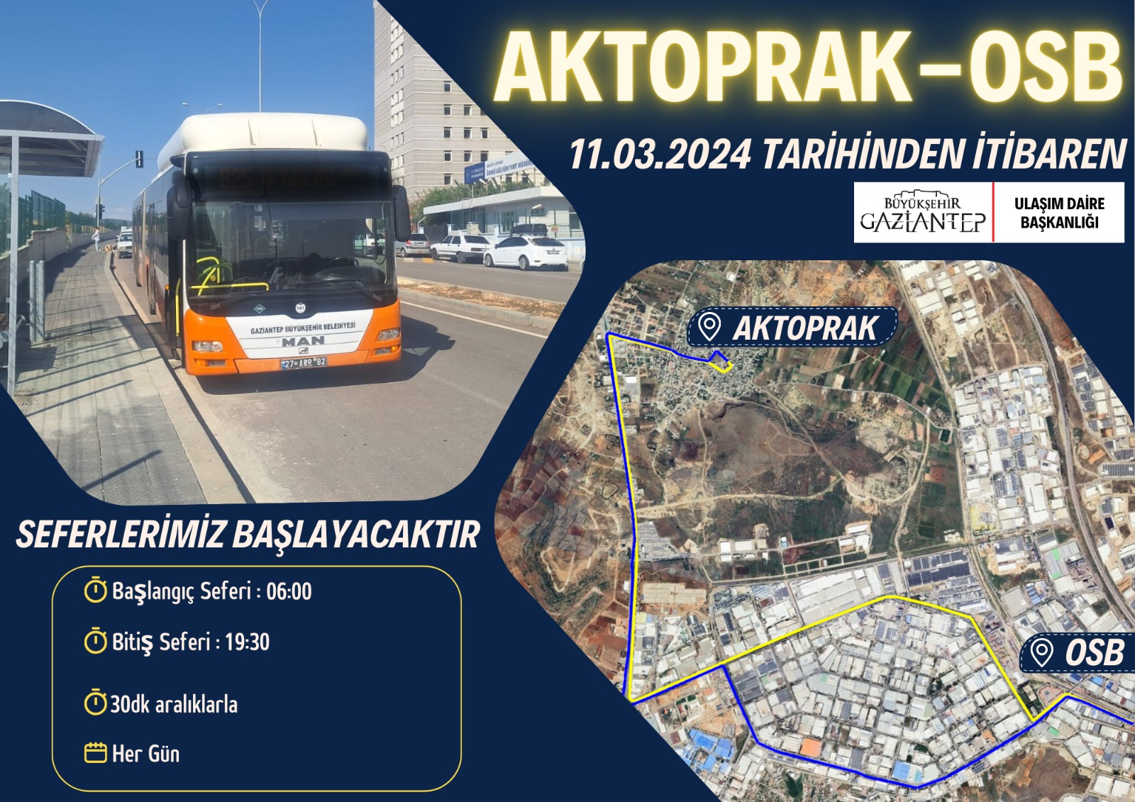 Gazi̇antep Büyükşehi̇r 3 Yeni̇ Otobüs Hattini Hi̇zmete Açiyor (2)