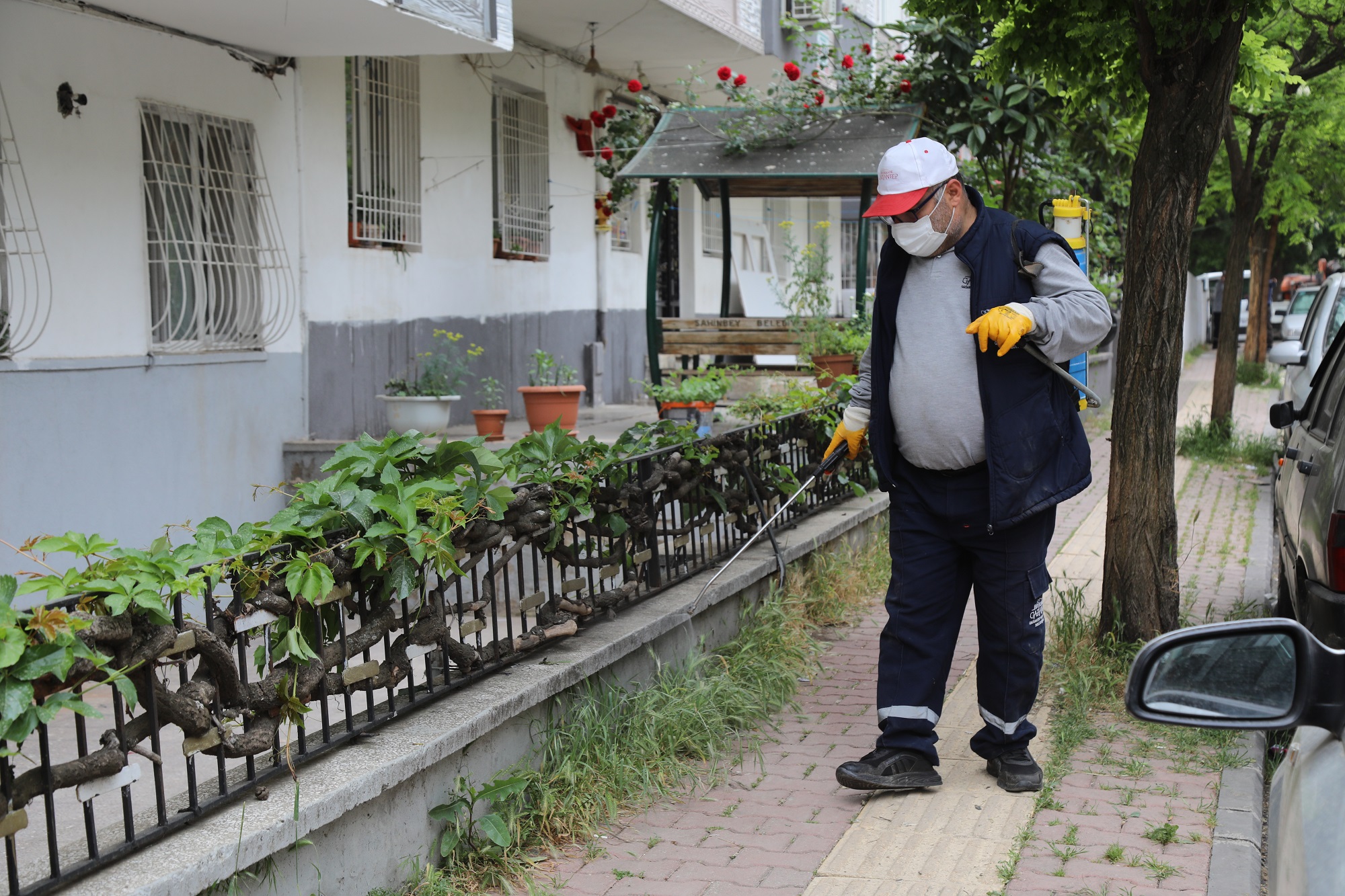 Gazi̇antep’te Haşerelere Karşi 165 Bi̇n Noktada 155 Personel Ve 63 Eki̇pmanla İlaçlama Yapiliyo (5)