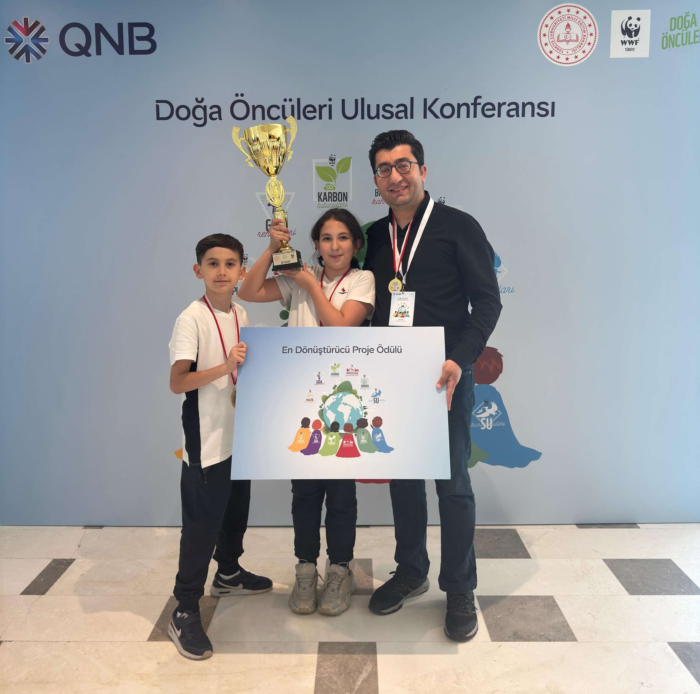 Sanko Okullari, Doğa Öncüleri̇ Yarişmasi’nda “En Dönüştürücü Proje” Ödülü Kazandi (2