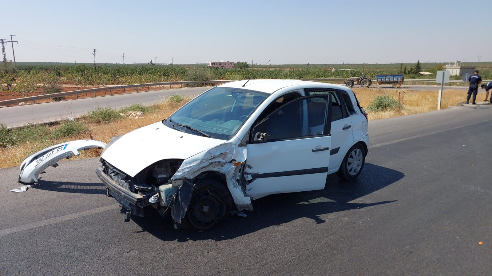 Gaziantep'te Hastane Kavşağında Akıl Almaz Kaza! (4)