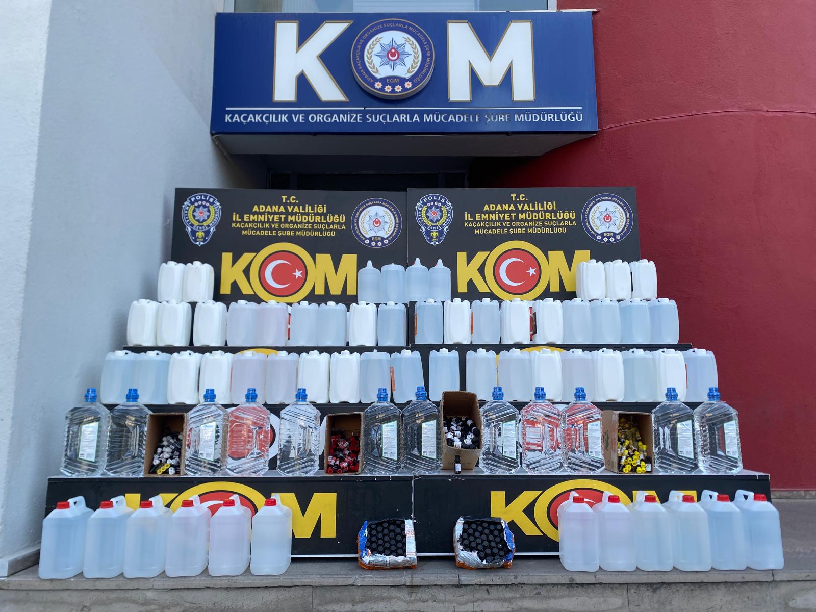 Gaziantep Dahil 5 İlde Dev Kaçak Alkol Operasyonu (1)