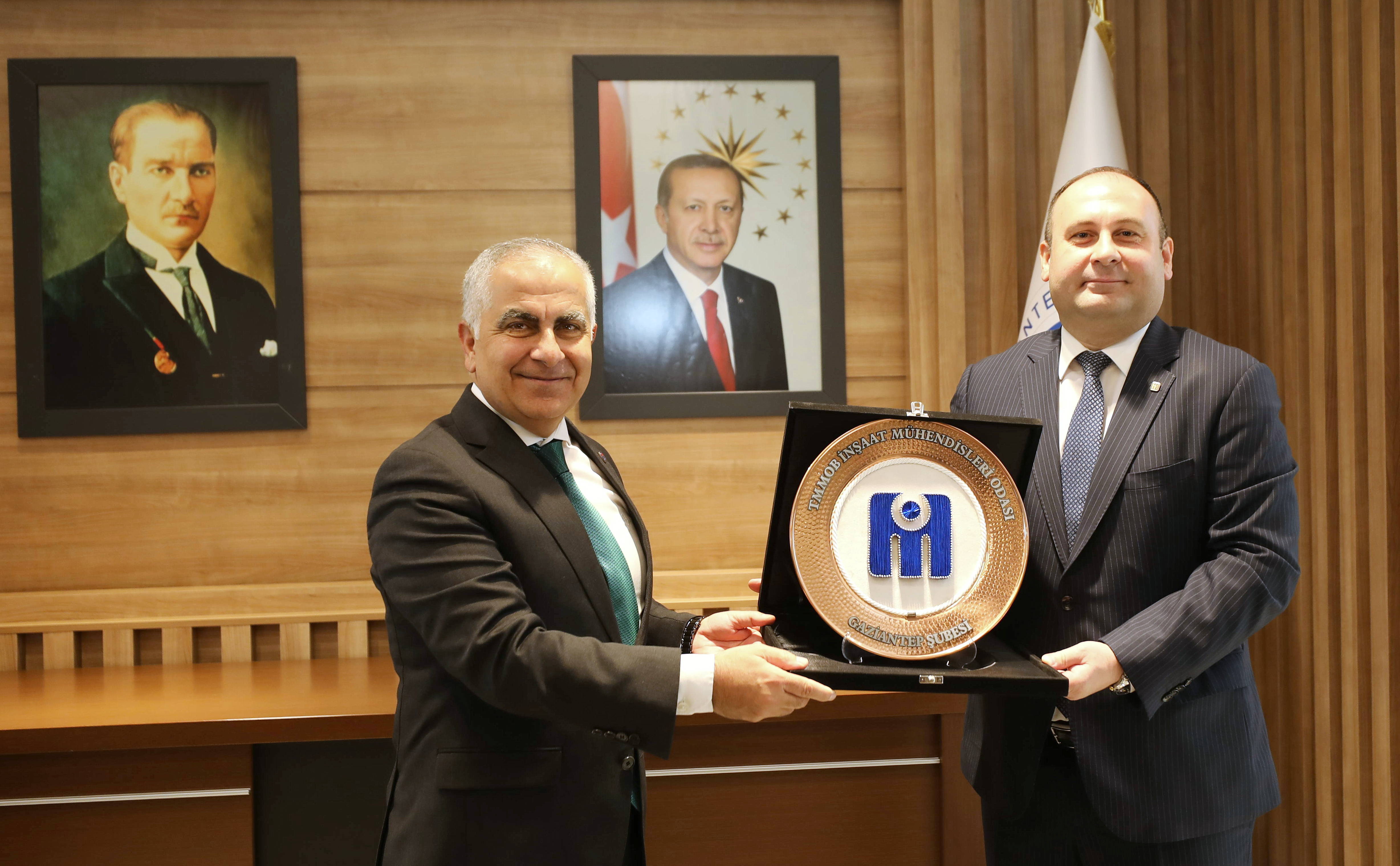 İnşaat Mühendi̇sleri̇ Odasi Rektör Doğan’i Zi̇yaret Etti̇ 1