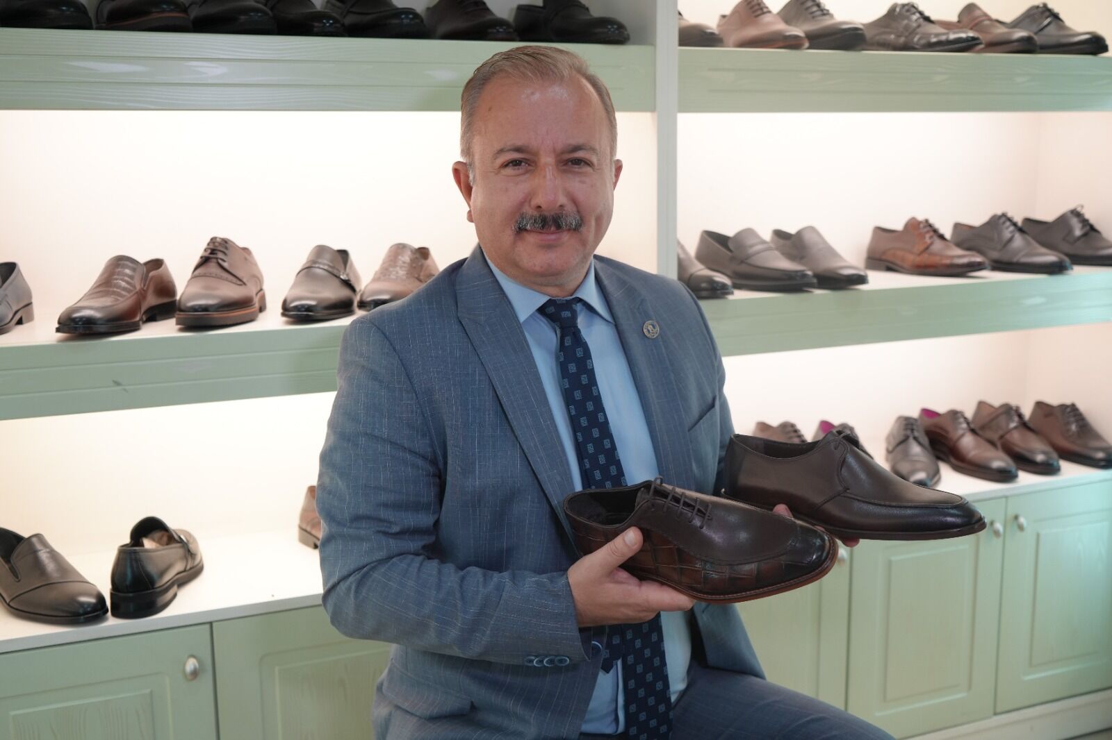 Gaziantep Ayakkabıcılar Esnaf Ve Sanatkarlar Odası Başkanı Mehmet Emin İnce,