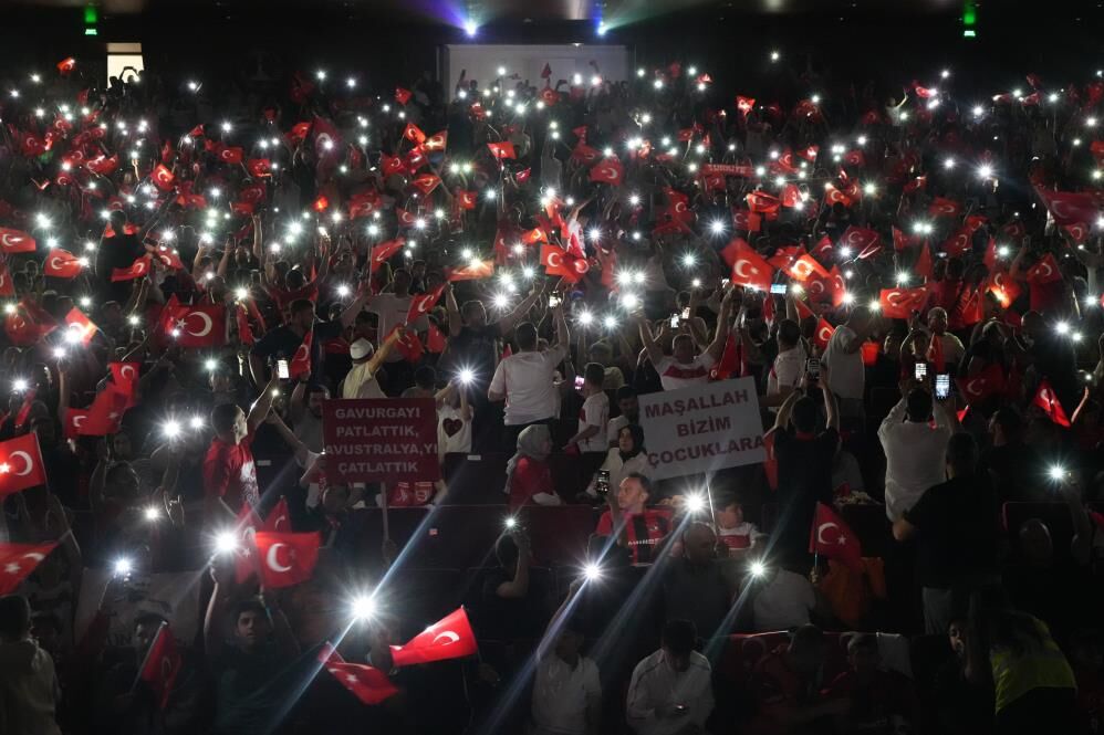 Gaziantep'te Milli Heyecan Dev Ekranda Yaşandı6