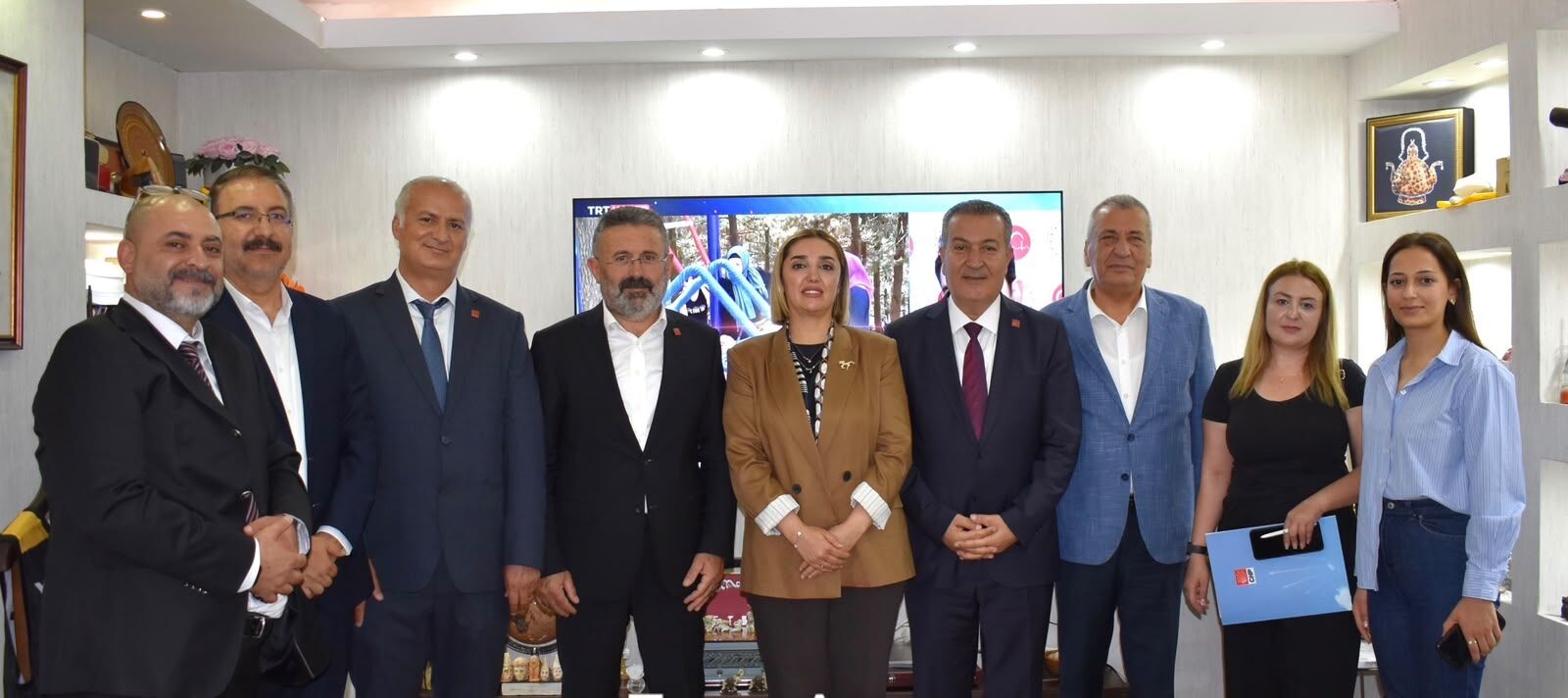 CHP heyetinden UGC Gaziantep Temsilcisi Emektar'a ziyaret