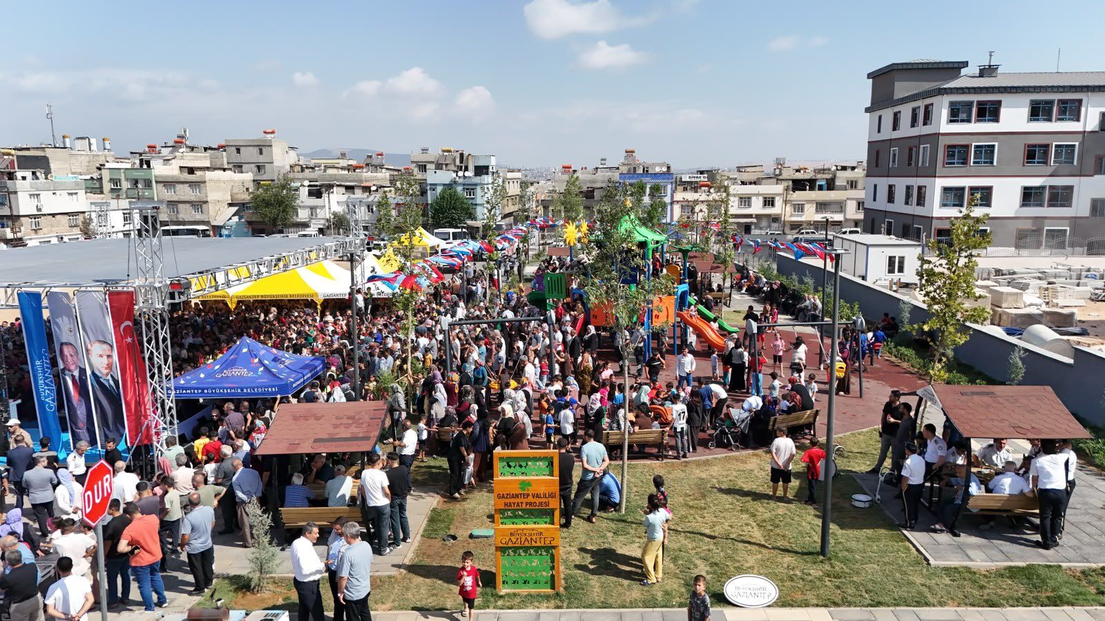 Gaziantep'te Hayad Projesi Kapsamında Fırat Parkı Açıldı2