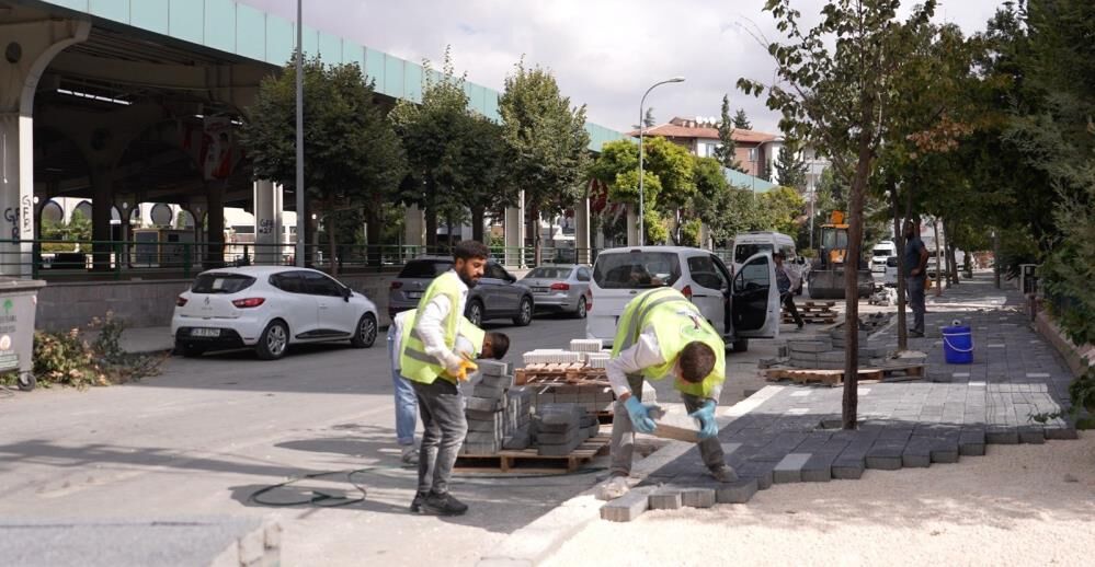 Pancarlı Ve Seyrantepe'de Kaldırım Çalışması Tamam